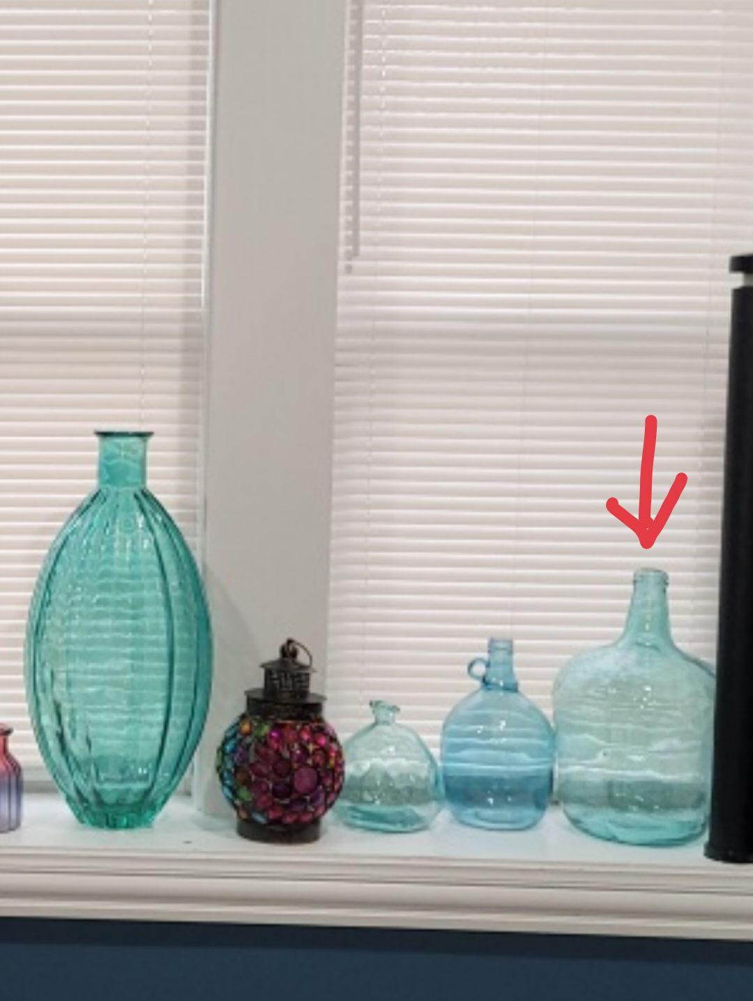 Decorative Large Glass Bottle - photo 2