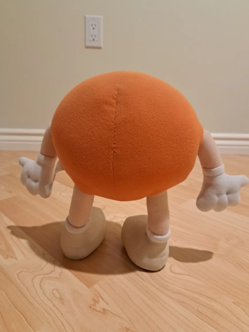 Vintage Mars M&M Toy Fun Friend Bendable Soft Plush 12" image indicator(3)