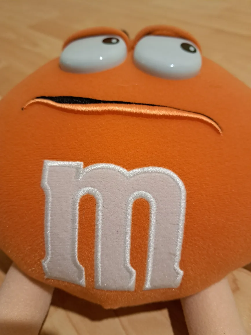 Vintage Mars M&M Toy Fun Friend Bendable Soft Plush 12" image indicator(6)