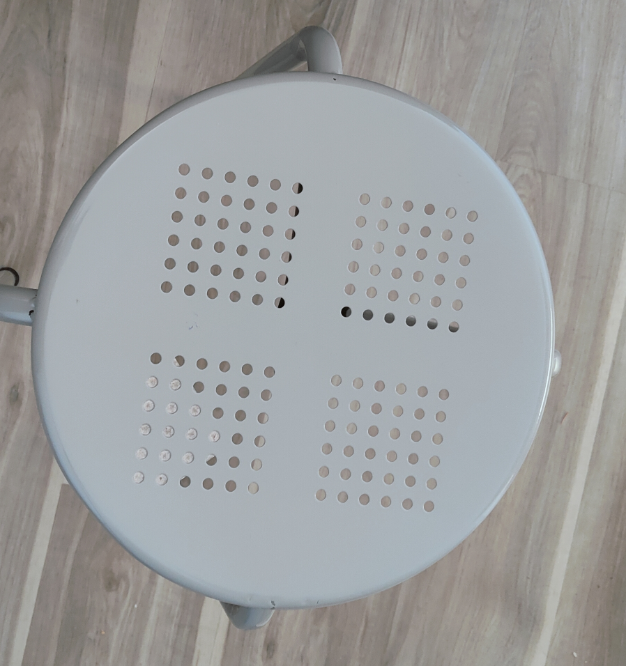 Grey Metal Stool