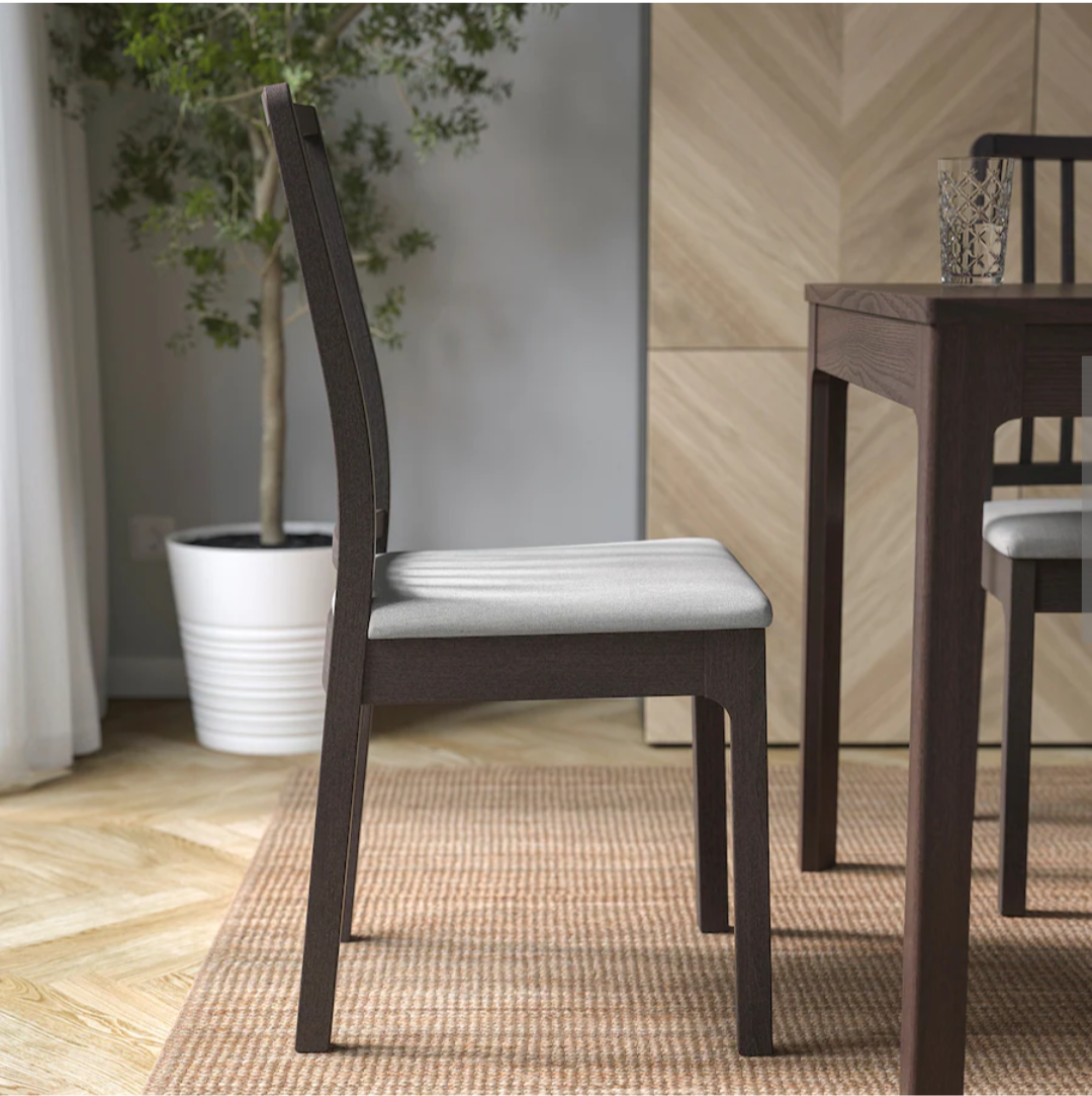 IKEA Dining Chairs - Dark Brown (two)