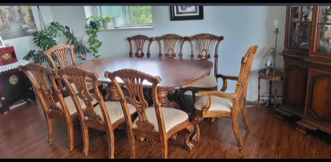 Elegant 8-Piece Dining Set with China Cabinet image indicator(2)