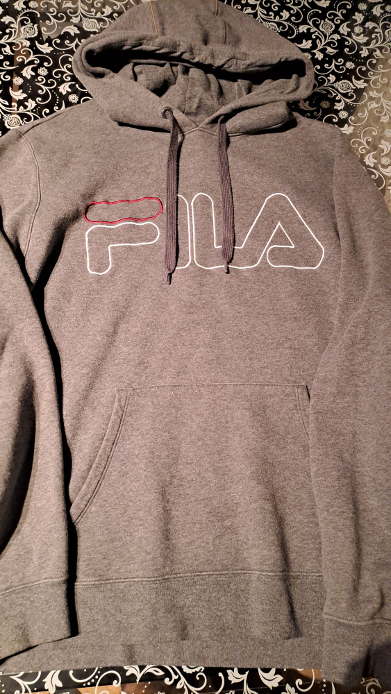 FILA Grey Hoodie Size Large - photo 2
