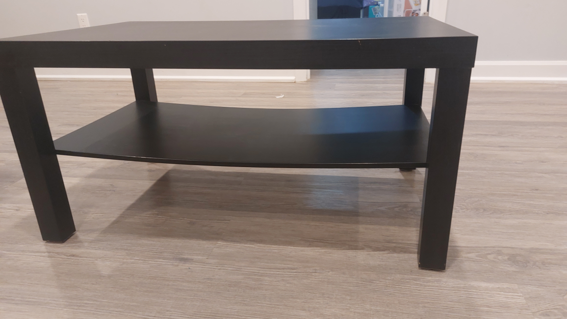 Black Two-Tier Side Table - photo 5