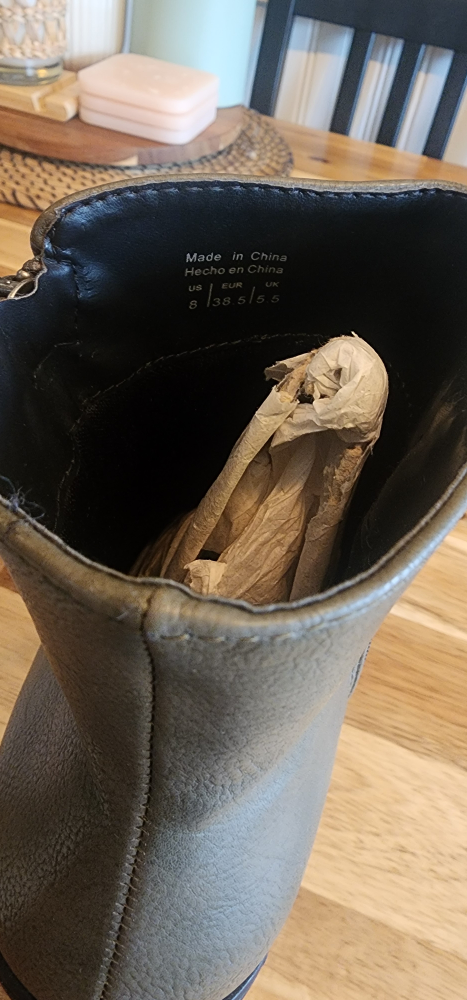 Olive Green Women's Ankle Boots Size 8 (NEW) - photo 5