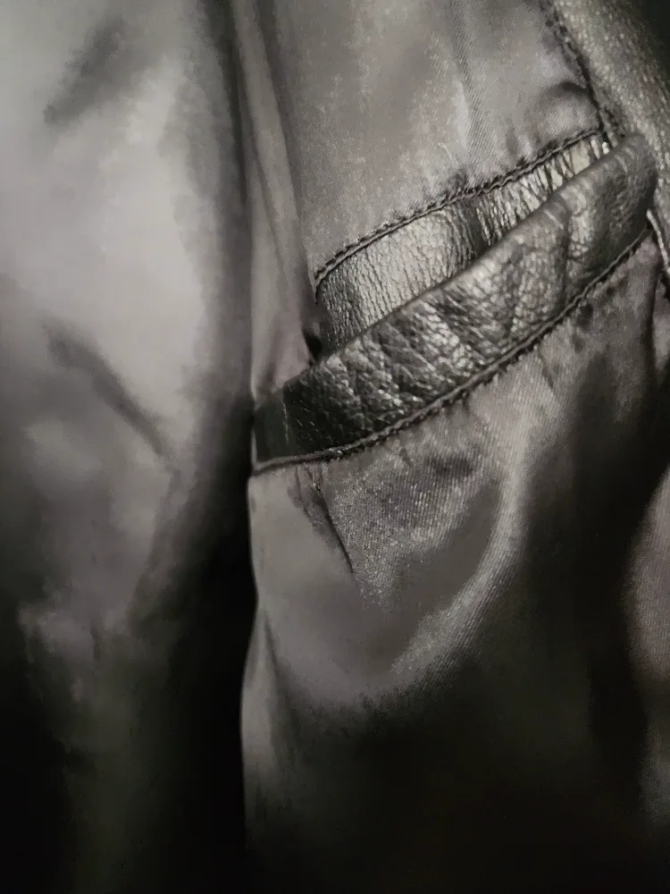 Boulevard Club Studio Men's Black Leather Jacket Size M/M image indicator(2)