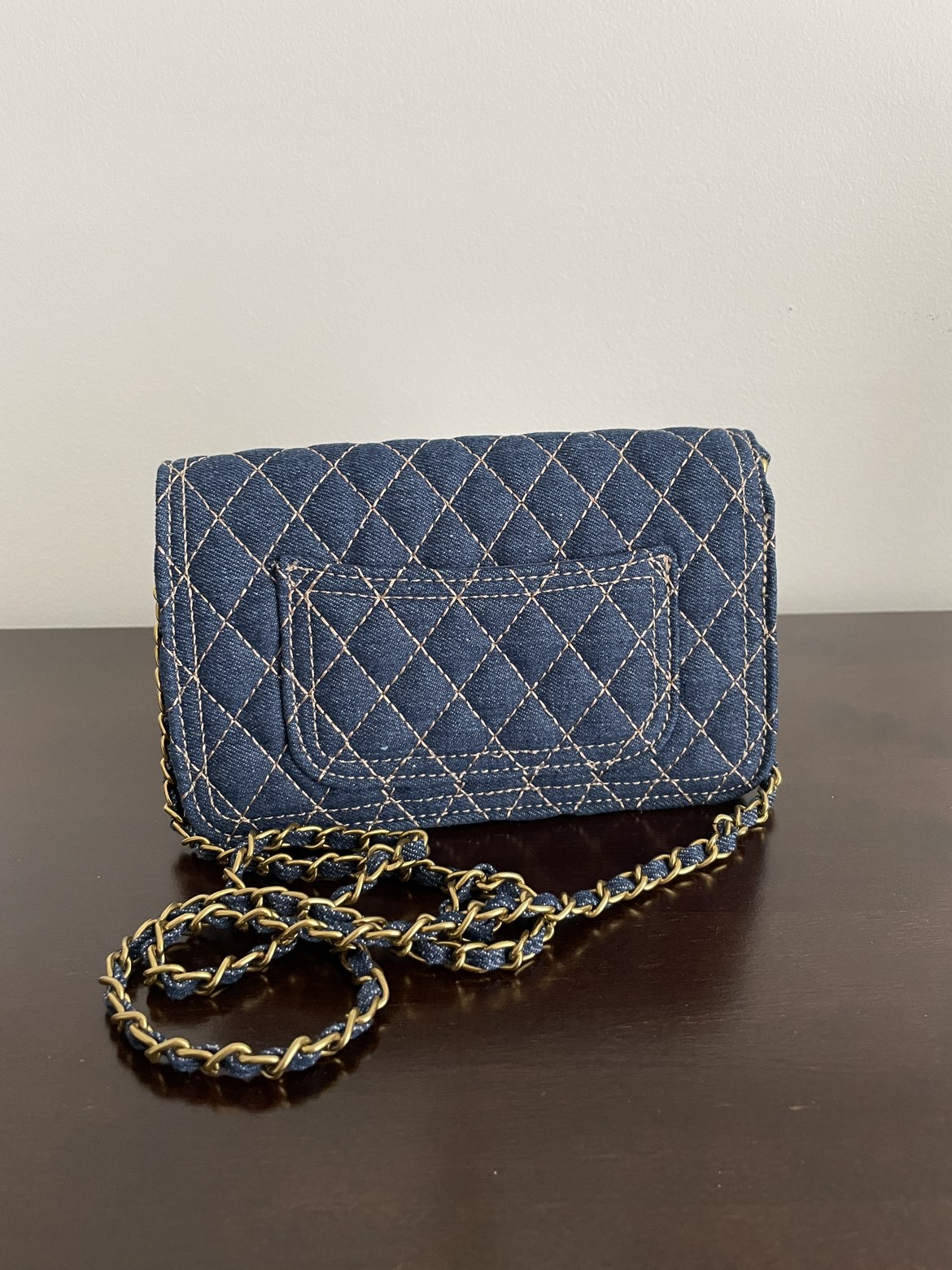 New quilted denim crossbody bag - photo 2