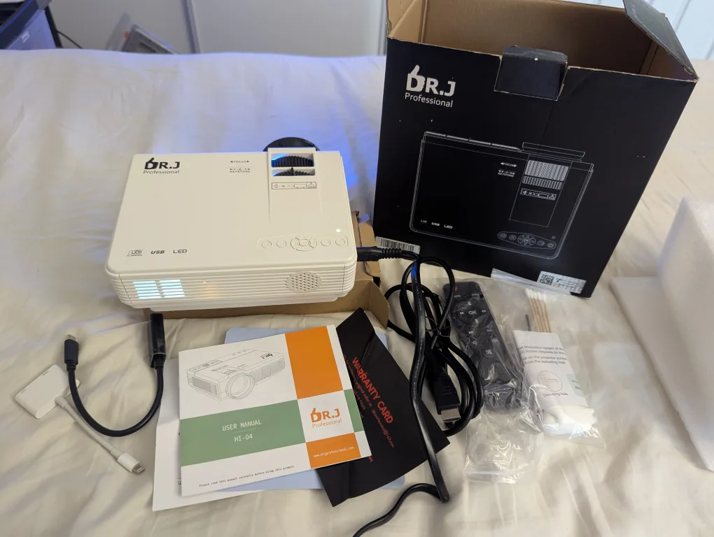 Dr. J Professional Mini Projector image indicator(2)