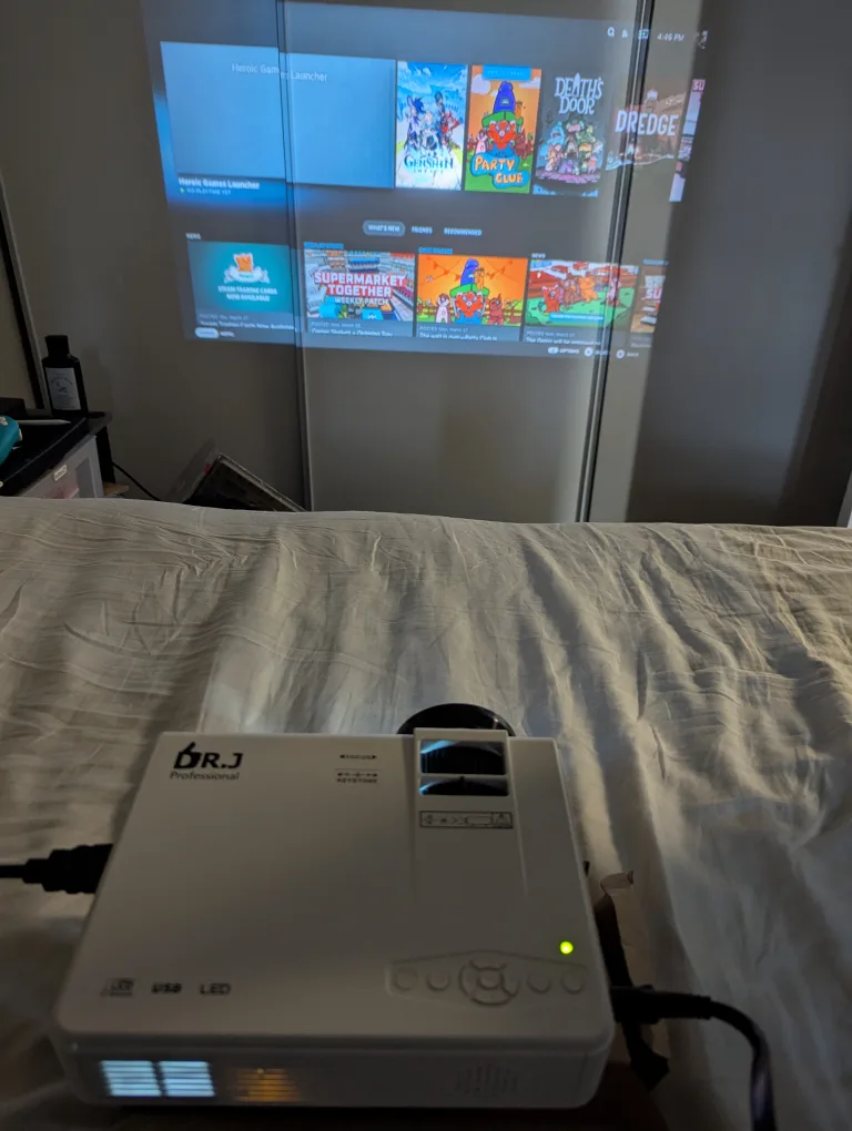 Dr. J Professional Mini Projector image indicator(3)