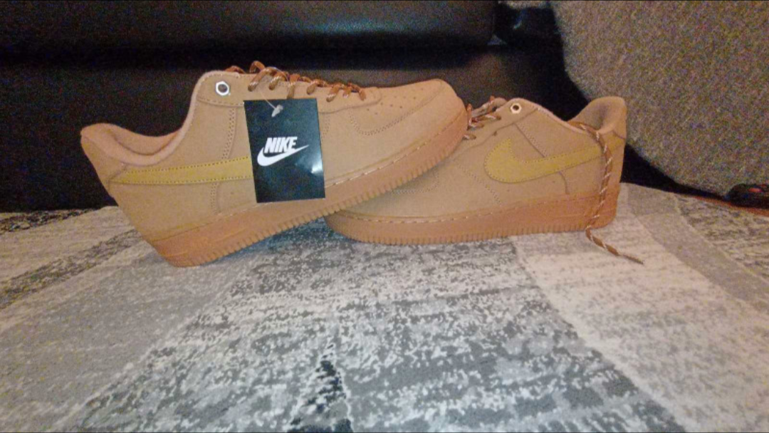 Nike Air Force 1 '07 Suede Sneakers - Wheat