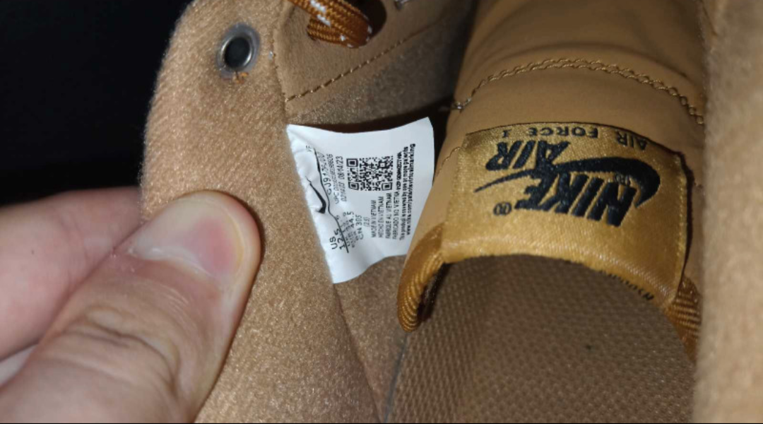 Nike Air Force 1 '07 Suede Sneakers - Wheat - photo 3