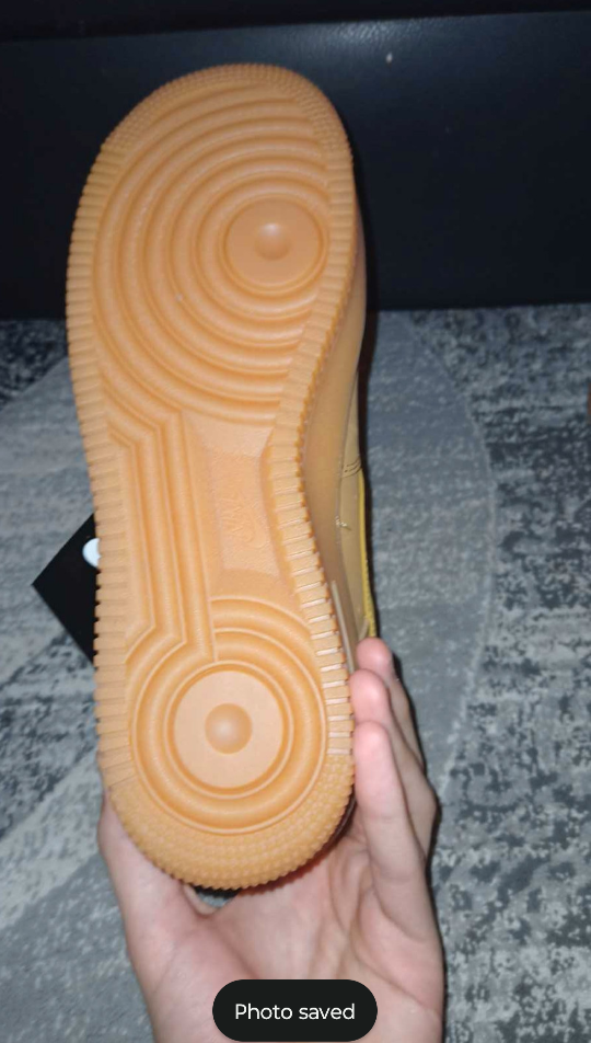 Nike Air Force 1 '07 Suede Sneakers - Wheat - photo 4