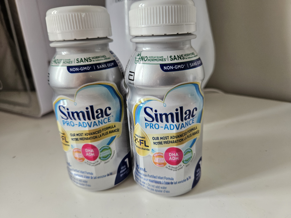 Two Similac Pro-Advance Infant Formula Bottles #freecycle