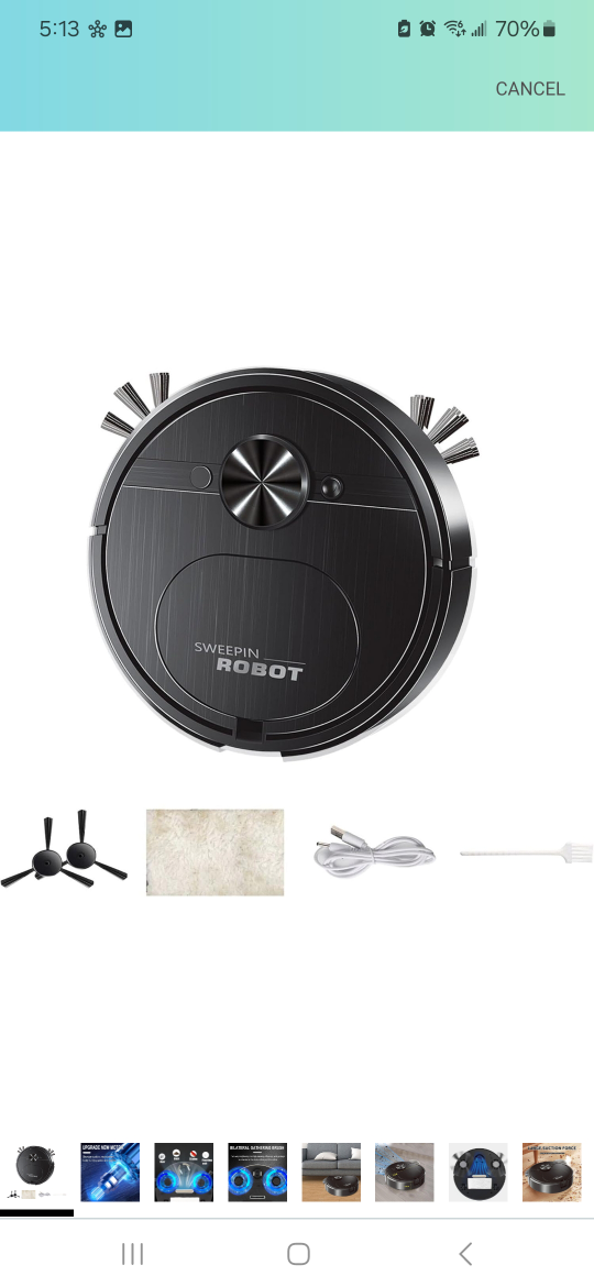 Sweeping Robot Vacuum Cleaner - photo 2