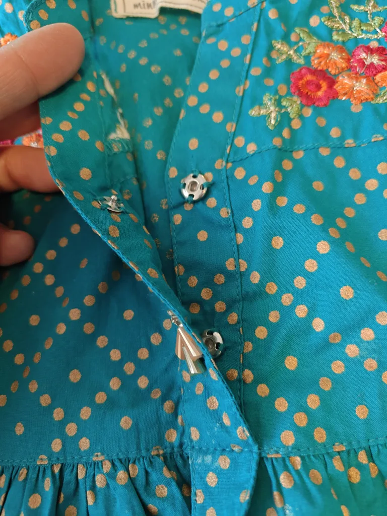 Nice teal color 2 pice seat  - Size 12/18 Months image indicator(3)