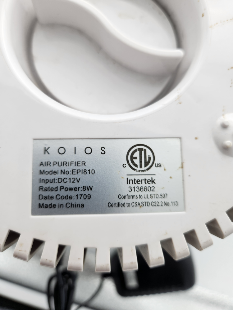KOIOS Air Purifier EP1810 - photo 2