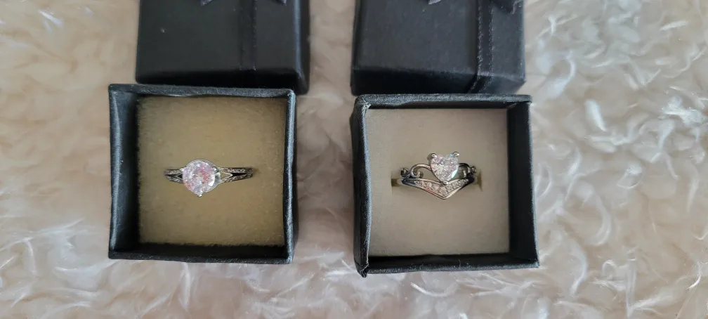 Various Gold-filled, Sterling Silver Rings in Gift Boxes 💚 image indicator(9)