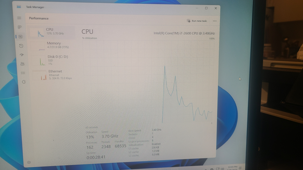 powerful workstation (i7, 32g ram, 250g ssd, win11pro) - photo 4