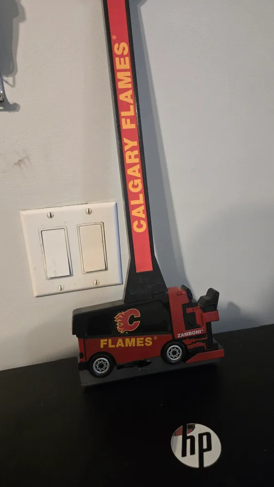Calgary Flames Zamboni Hockey Stick thumbnail