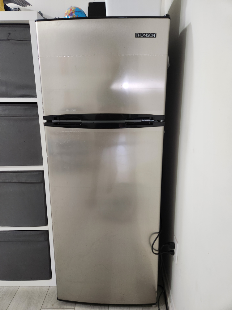 Thomson 2-Door Mini Fridge - Stainless Steel