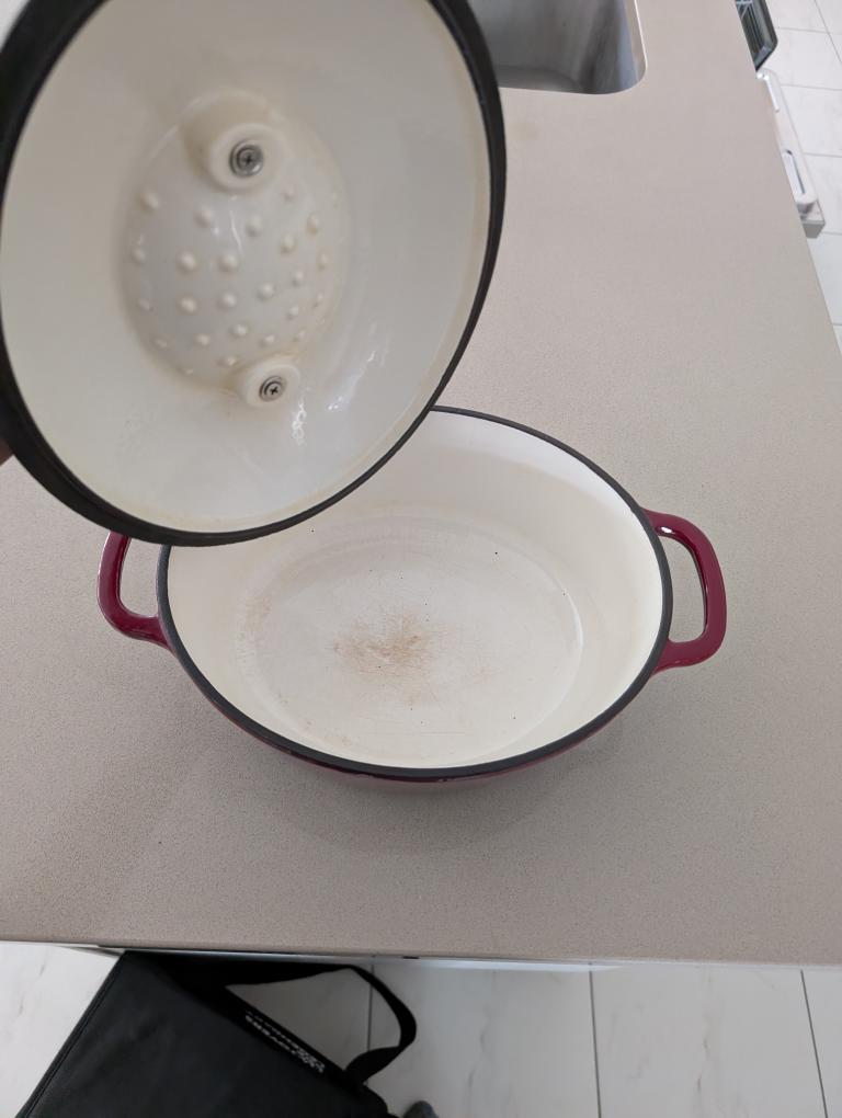 KitchenAid Oval Cast Iron Roaster with Lid - photo 2