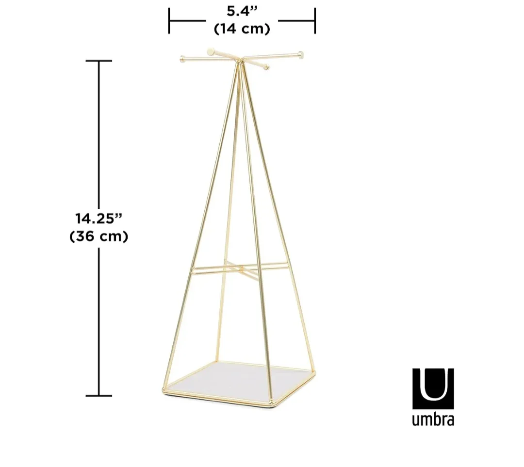 Umbra Prisma Metal Jewelry Stand - Gold image indicator(3)