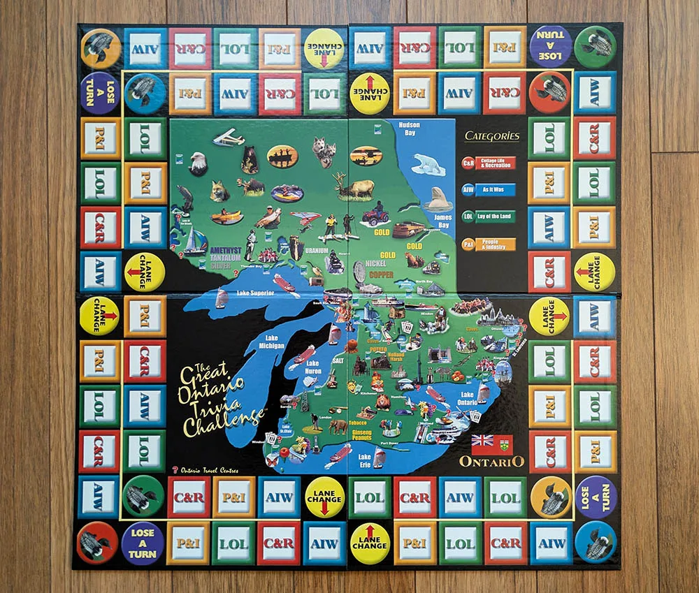 "The Great Ontario Trivia Challenge" - 100% COMPLETE, UNUSED image indicator(2)