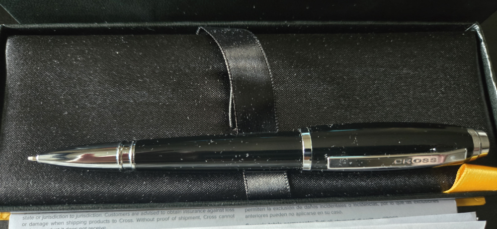 New Cross Black Ballpoint Pen in Box - photo 2