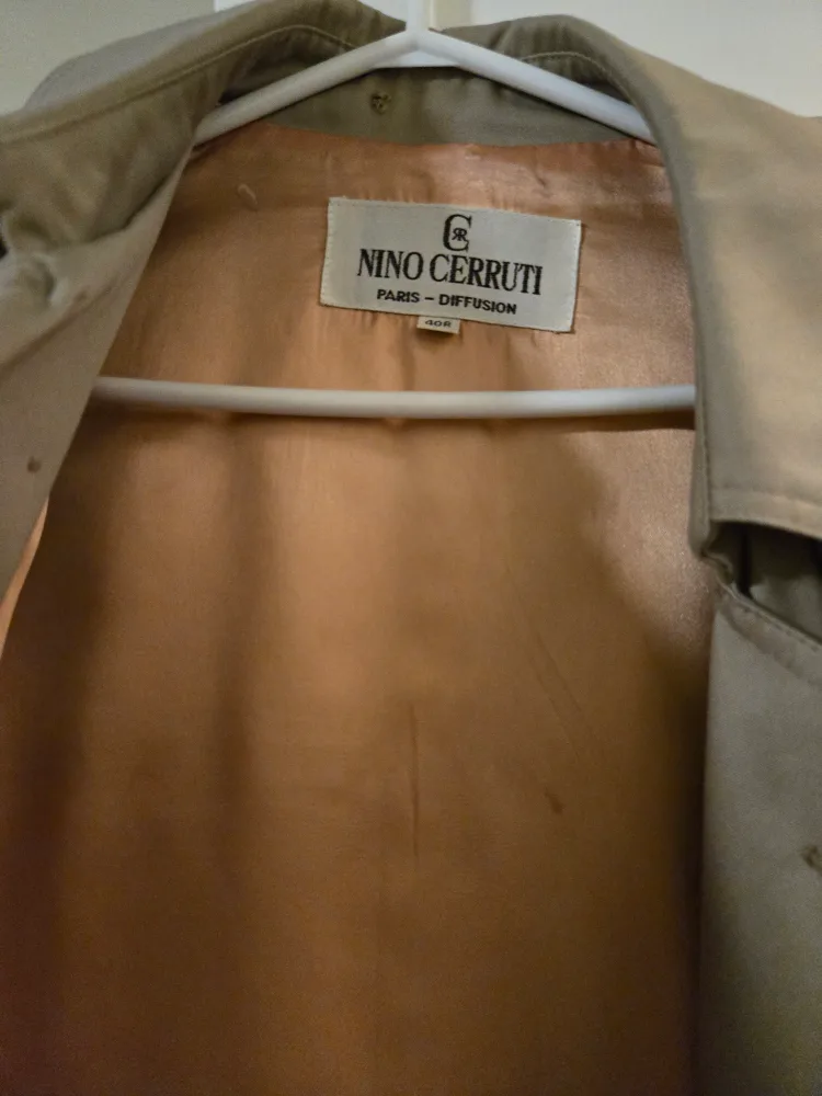 Vintage Nino Cerruti Paris Trench Coat image indicator(5)