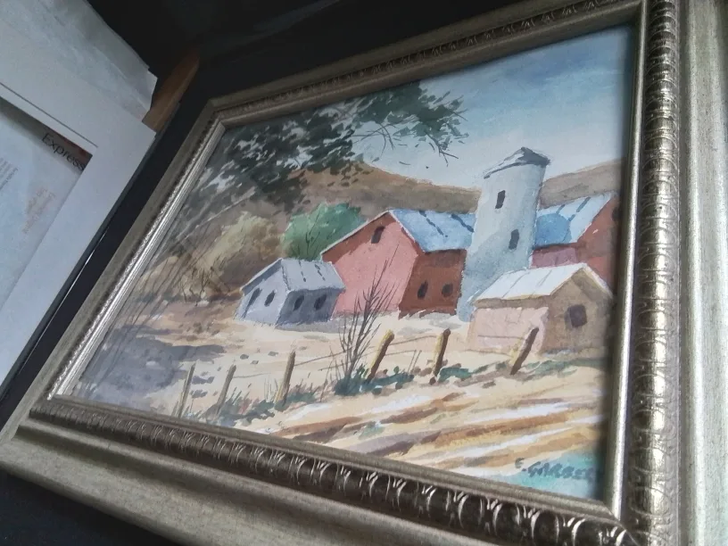 American WC on Paper Signed Edward Garbely w/ Prov image indicator(8)