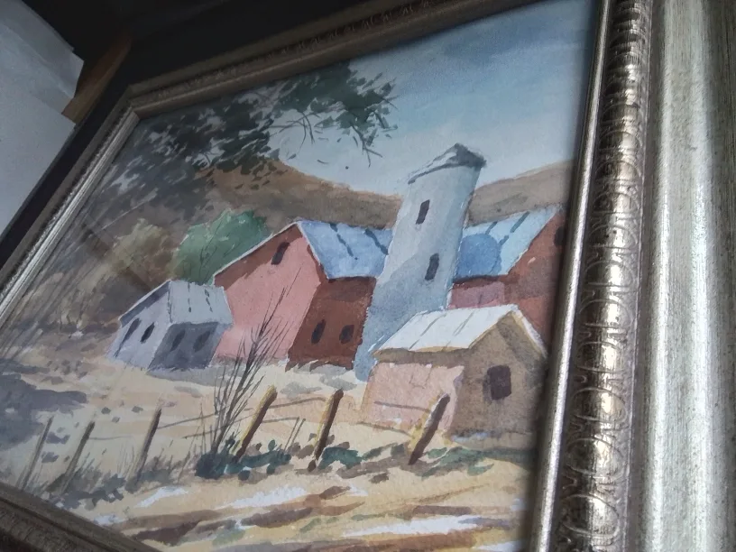 American WC on Paper Signed Edward Garbely w/ Prov image indicator(9)