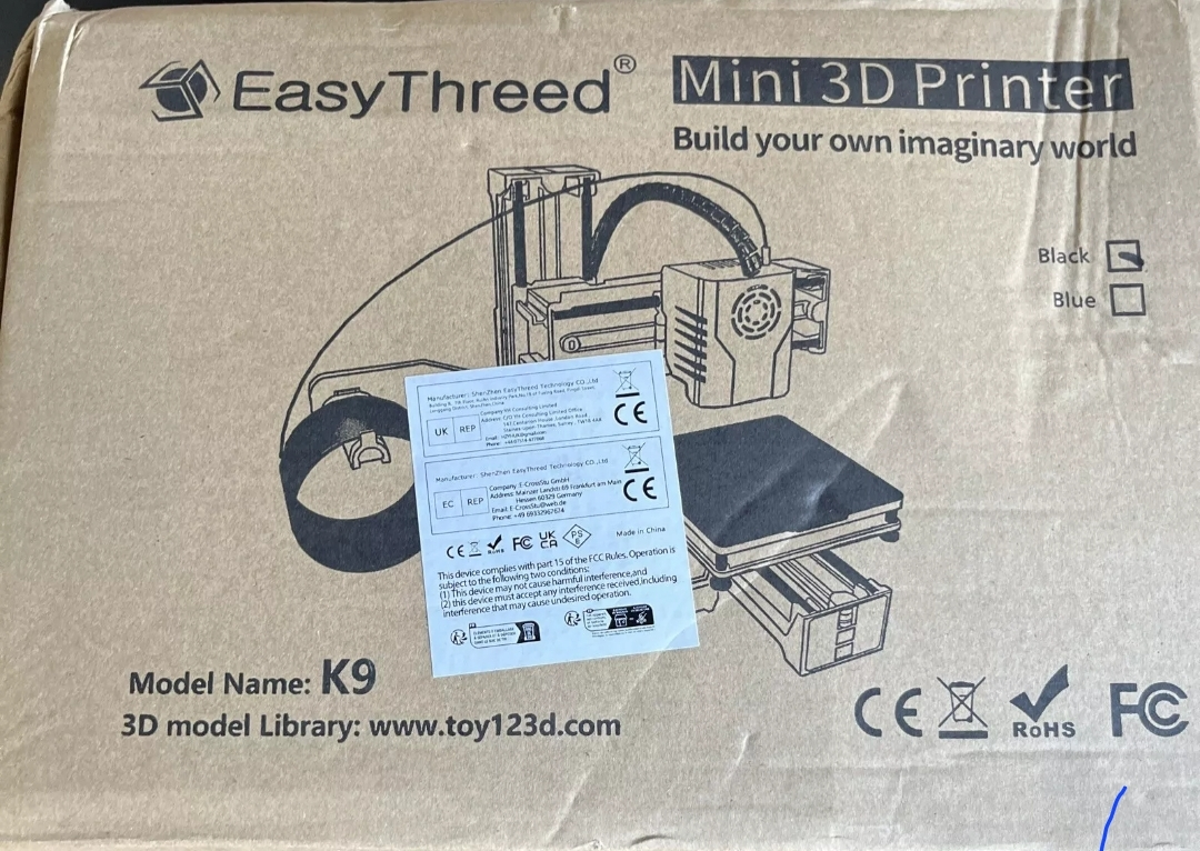 EasyThreed K9 Mini 3D Printer - Brand New