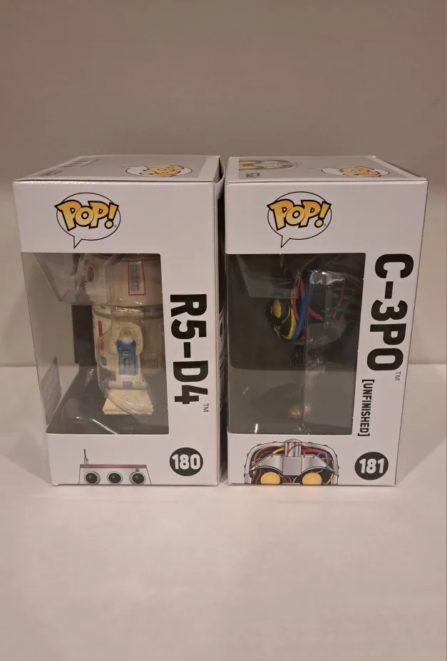 R5-D4 and C-3PO (Unfinished) Star Wars Funko Pop! image indicator(2)