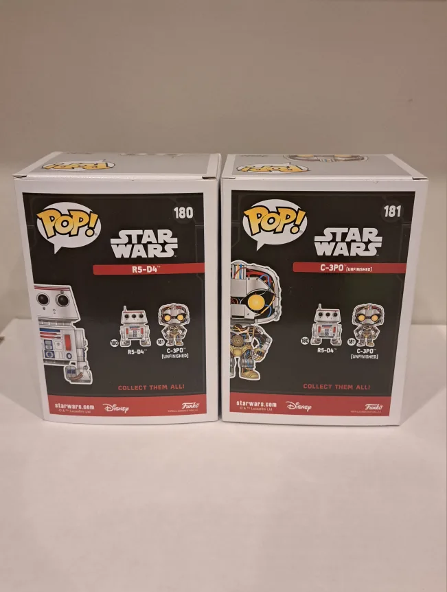 R5-D4 and C-3PO (Unfinished) Star Wars Funko Pop! image indicator(3)