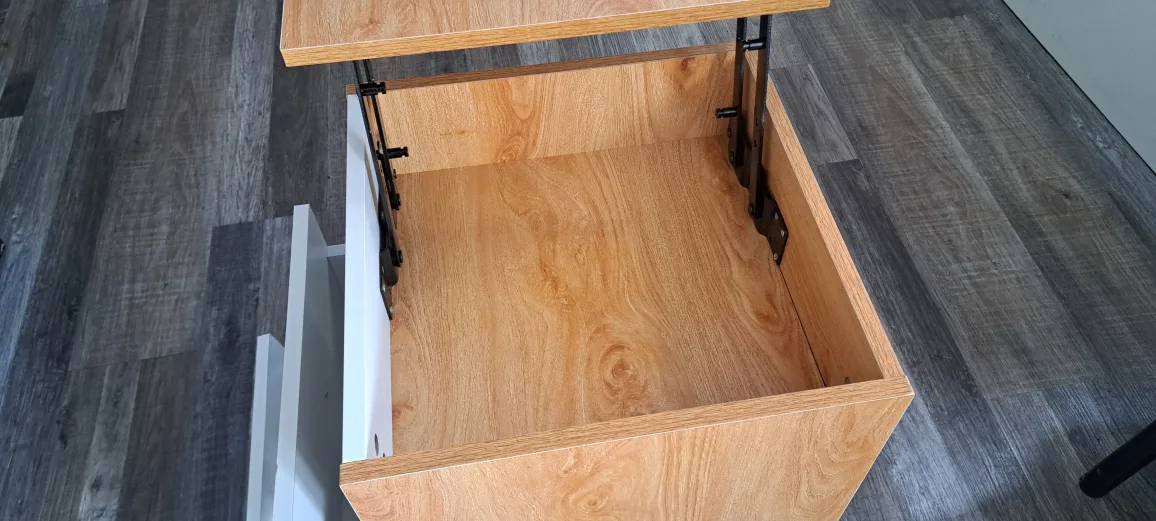 Lift-Top Bedside Table with Storage image indicator(4)