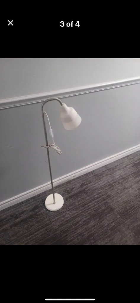 IKEA Floor Lamp with White Shade image indicator(3)