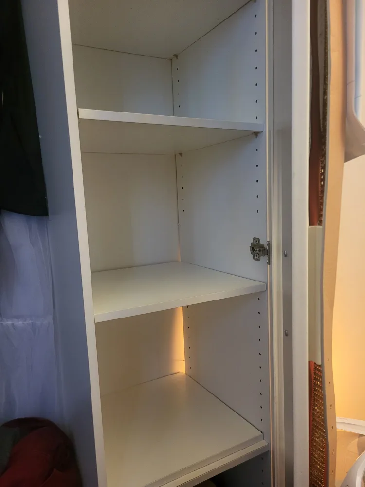 #freecycle IKEA White Wardrobe Estimated height over 6ft thumbnail