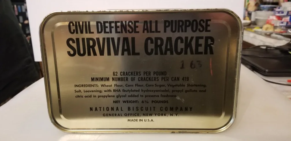 Civil Defence Survival Crackers from 1962 . image indicator(2)