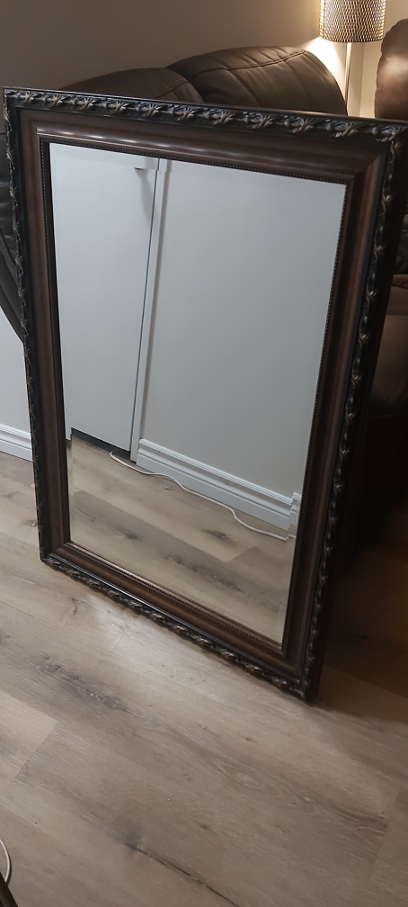 Ornate Wooden Framed Mirror