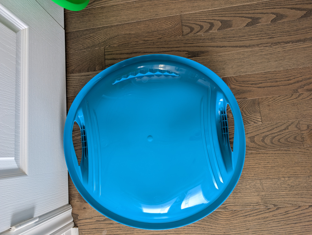 Two Plastic Snow Sleds - photo 2