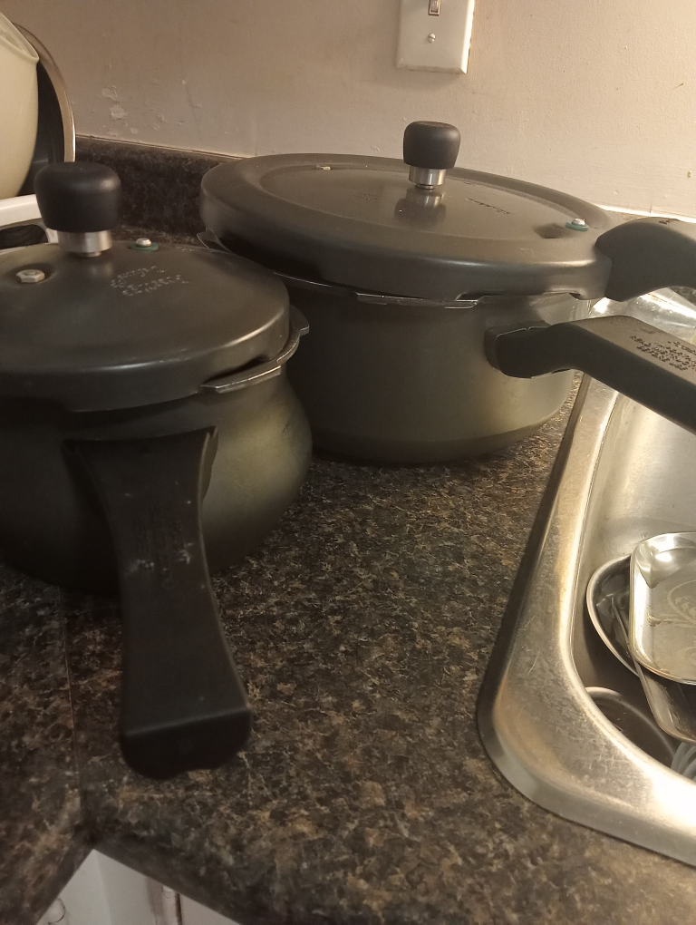 Two Used Pressure Cookers