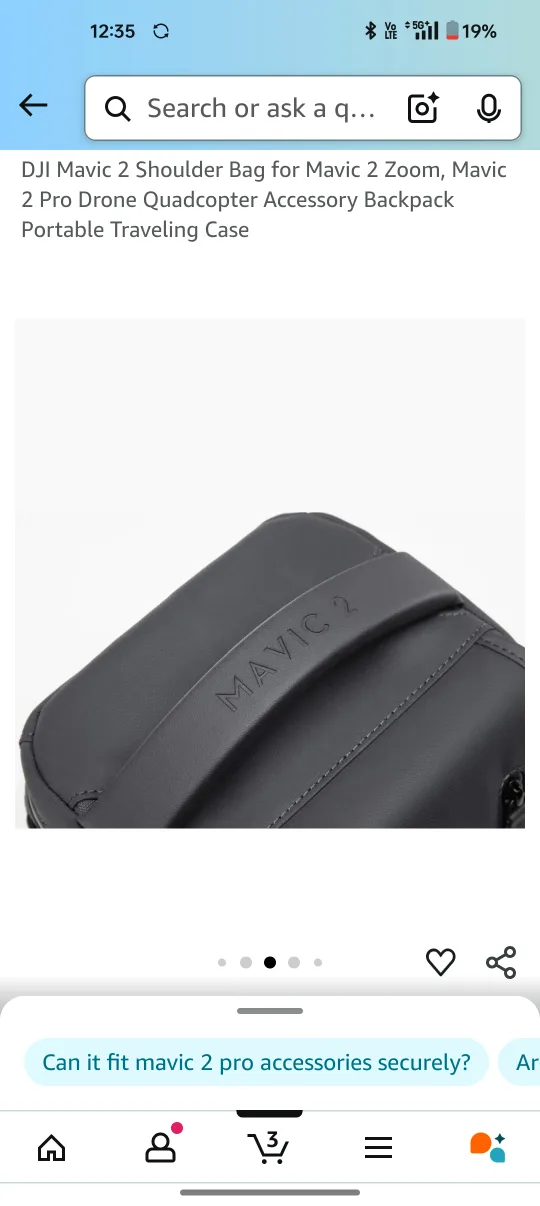 DJI Mavic 2 Shoulder Bag for Drone Accessories image indicator(3)