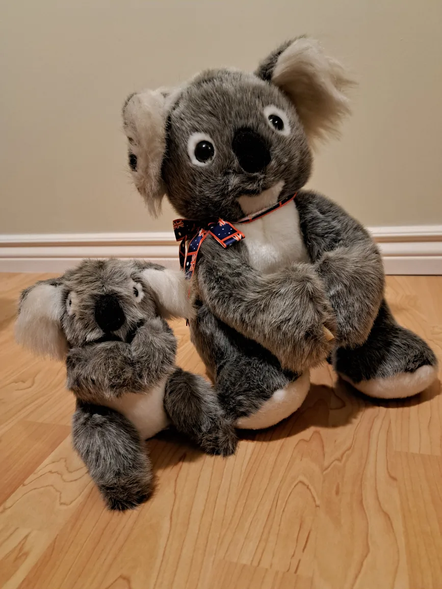 14" Koala Mom and Baby Plush Set image indicator(5)