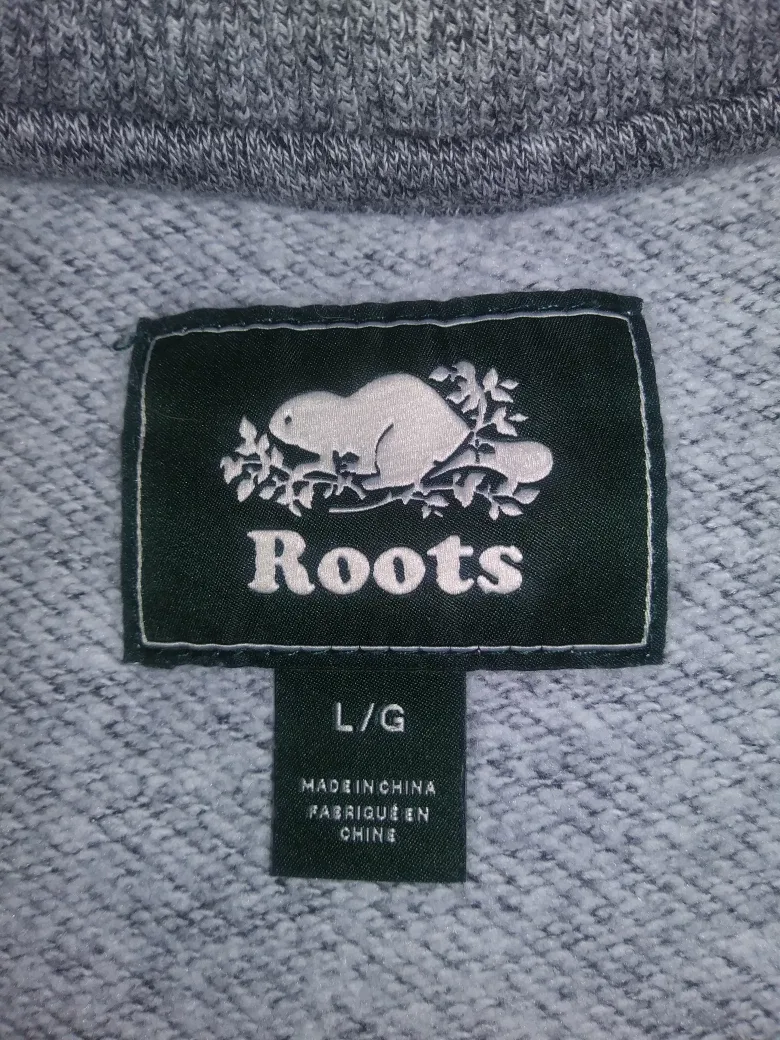 Roots Grey Crewneck Sweatshirt L/G image indicator(2)