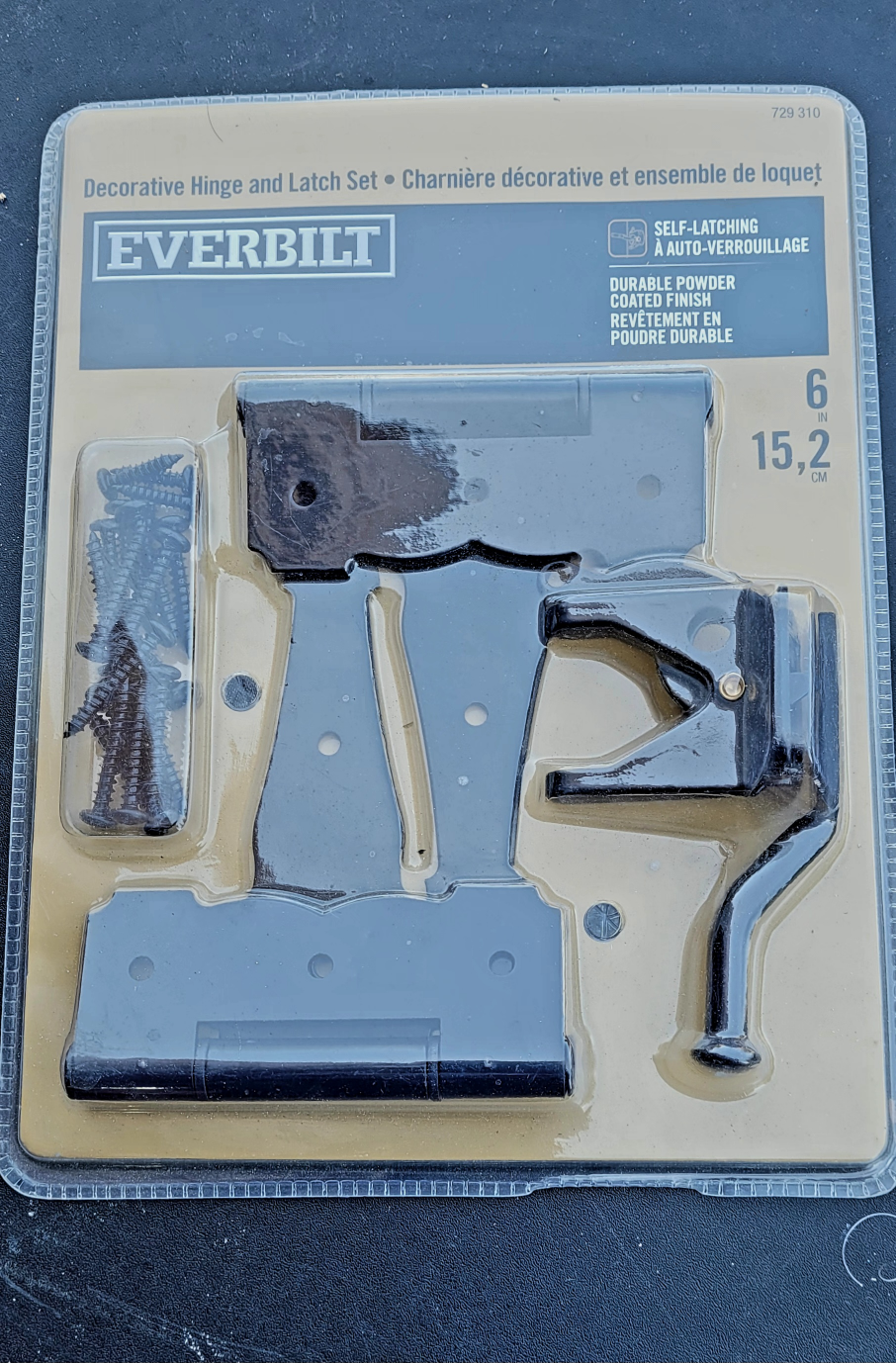 EVERBILT Decorative Hinge and Latch Set