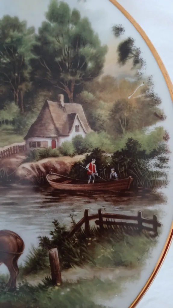 vintage horse scene plate for $10.00 image indicator(4)