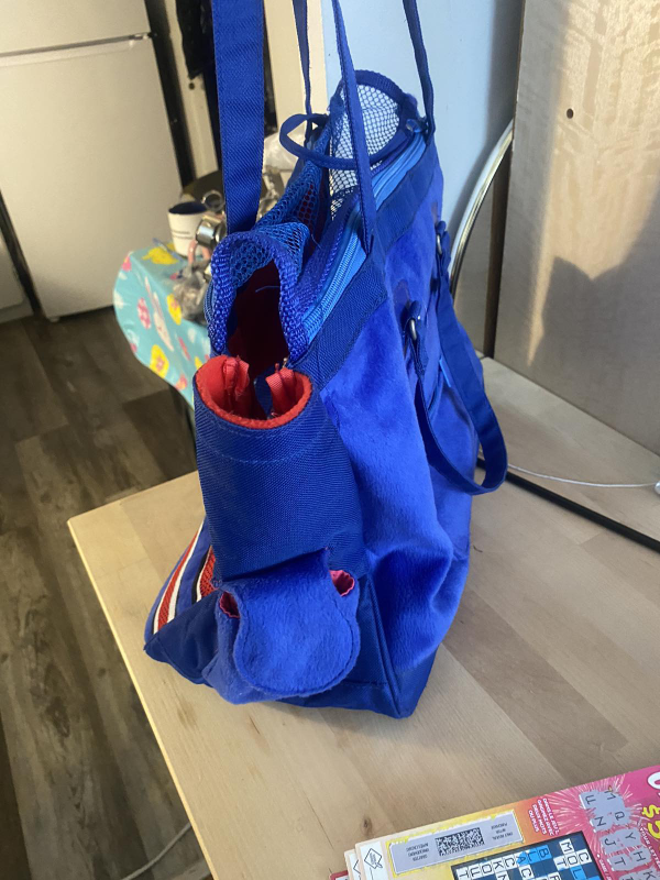 Blue Pet Carrier Tote Bag - photo 2