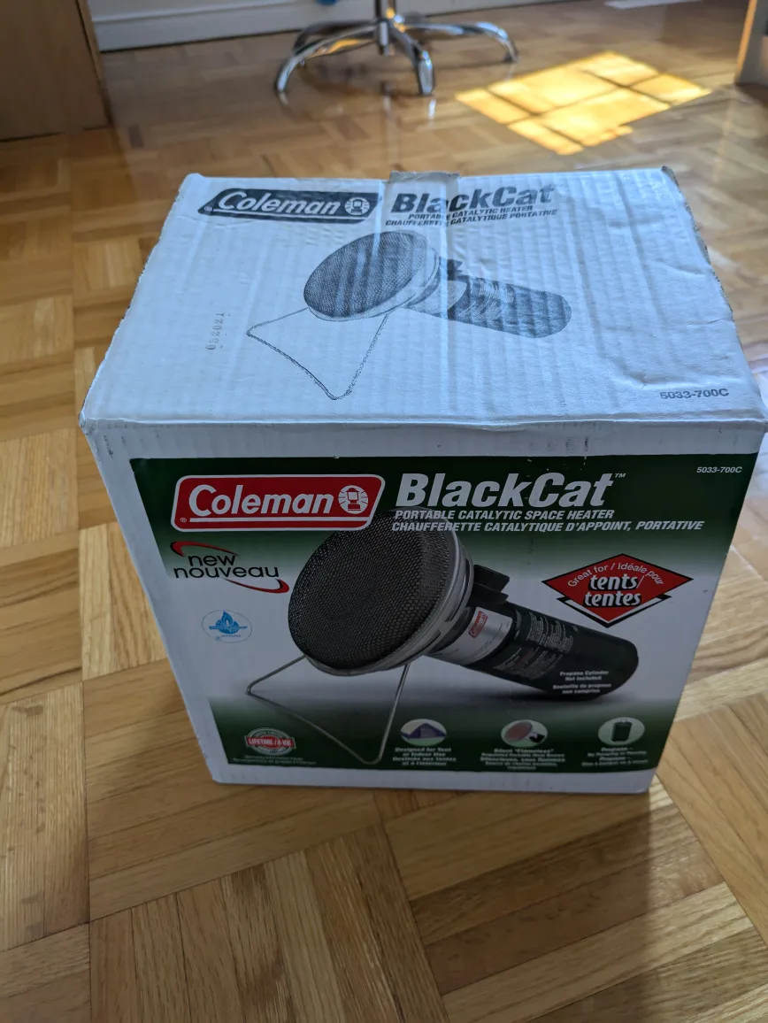 Coleman portable space heater (uses gas) image indicator(2)