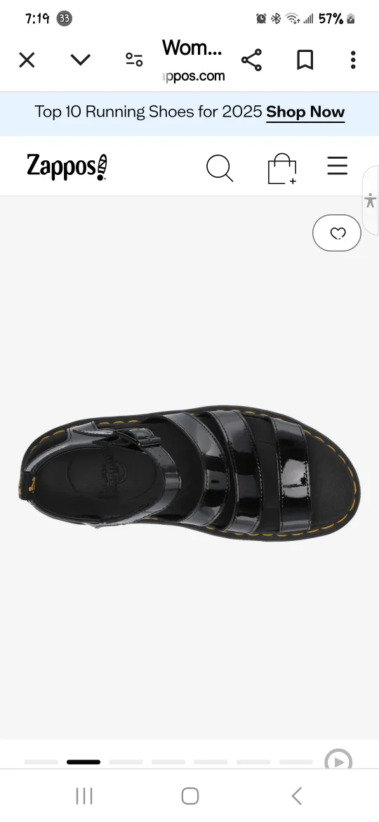 Dr. Martens Voss Patent Leather Sandals image indicator(2)