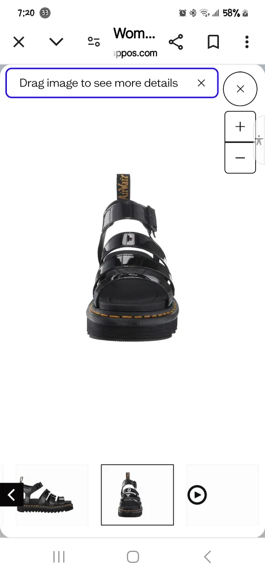Dr. Martens Voss Patent Leather Sandals image indicator(3)